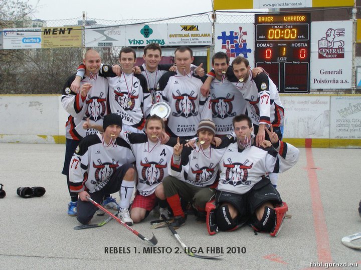1.miesto v 2.FHBL v roku 2010 patrí REBELOM ! 